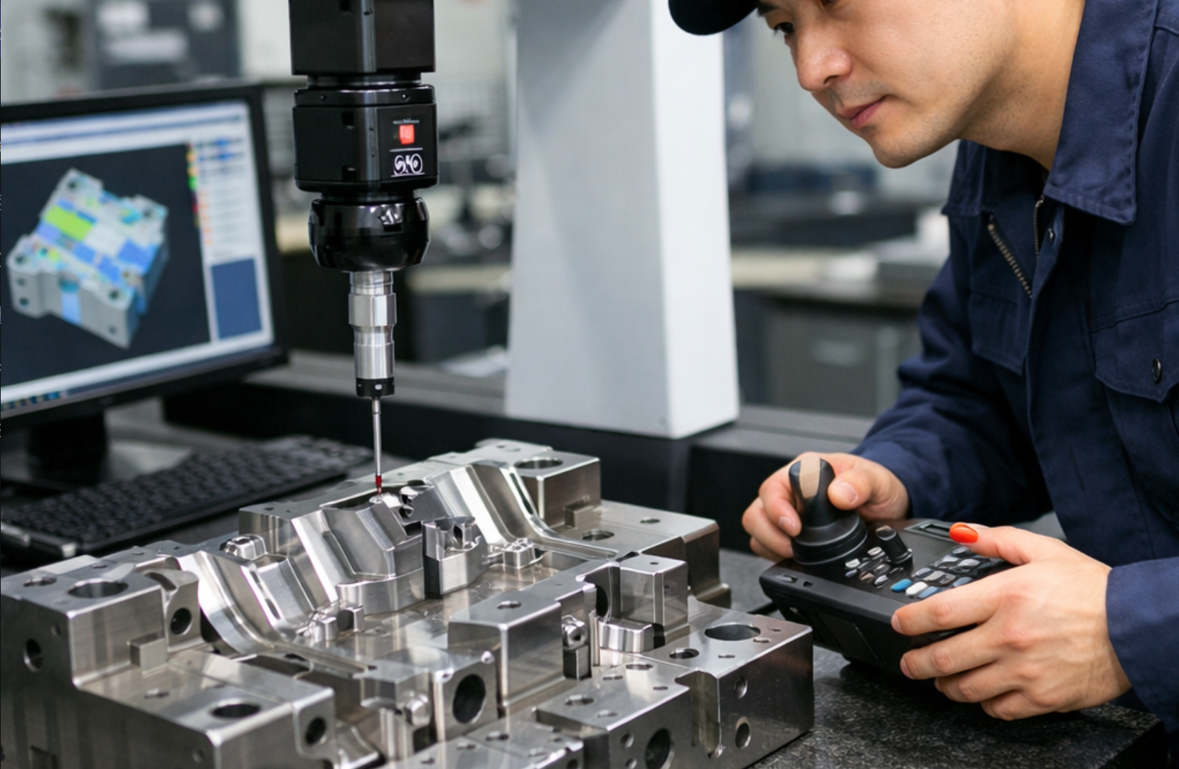 CMM quality inspection for precision tool and die accuracy